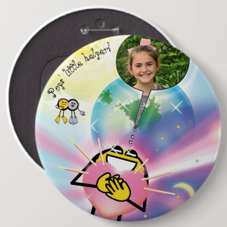 Badge Rond 15,2 Cm Petite aide de Pops