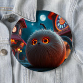Badge Rond 15,2 Cm Petite douce d'une autre planète (En situation)