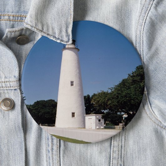 Badge Rond 15,2 Cm Phare d'Ocracoke (En situation)