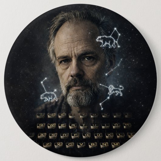 Badge Rond 15,2 Cm Philip K. Dick (Devant)
