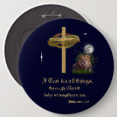 Badge Rond 15,2 Cm Philippiens 4:16 (Devant & derrière)