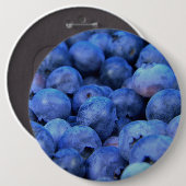 Badge Rond 15,2 Cm pile de bleuets (Devant & derrière)