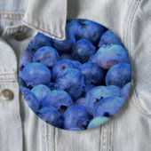 Badge Rond 15,2 Cm pile de bleuets (En situation)