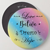 Badge Rond 15,2 Cm Pin colorful and motivational (Devant & derrière)