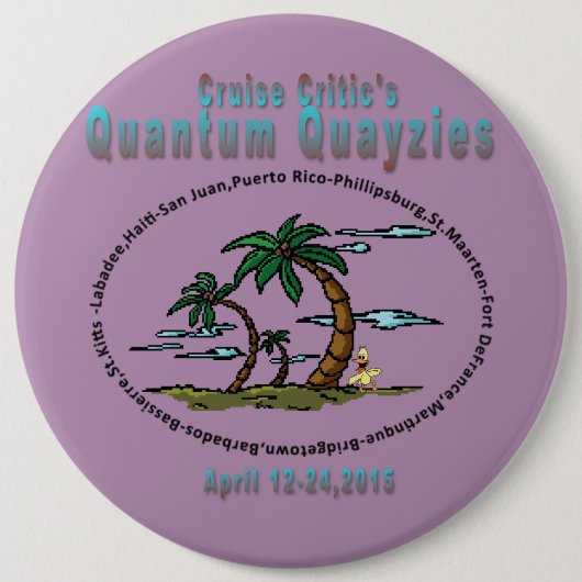 Badge Rond 15,2 Cm Pin de bouton de Quayzie (Devant)