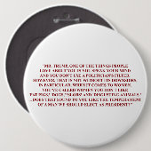 Badge Rond 15,2 Cm Pin de question de Megyn Kelly (Devant & derrière)