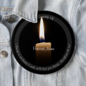 Badge Rond 15,2 Cm Pince à bougie HAMbyWG (En situation)