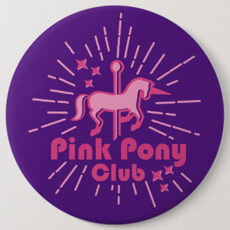 Badge Rond 15,2 Cm Pink Pony Club