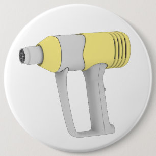 Badge Rond 15,2 Cm Pistolet à chaleur industriel électrique