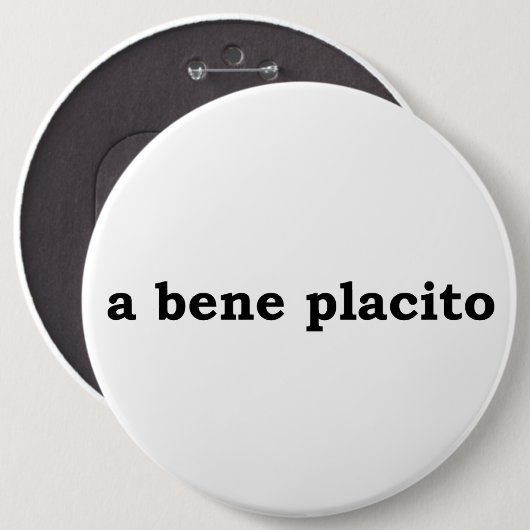 Badge Rond 15,2 Cm placito (Devant & derrière)
