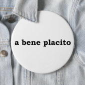 Badge Rond 15,2 Cm placito (En situation)