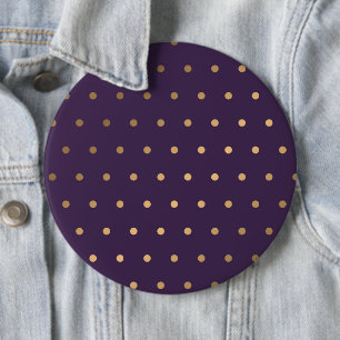 Badge Rond 15,2 Cm Points Motif 18