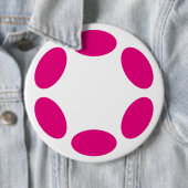 Badge Rond 15,2 Cm Polkadot (En situation)