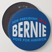 Badge Rond 15,2 Cm Ponceuses de Bernie pour l'Amérique (Devant & derrière)