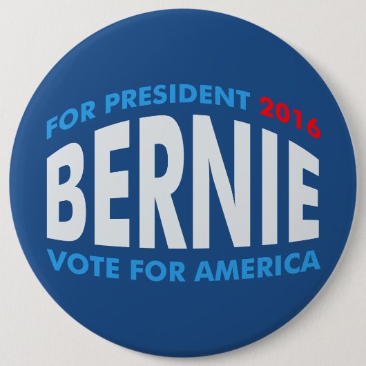 Badge Rond 15,2 Cm Ponceuses de Bernie pour l'Amérique (Devant)