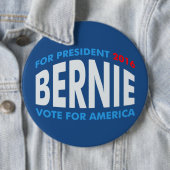 Badge Rond 15,2 Cm Ponceuses de Bernie pour l'Amérique (En situation)