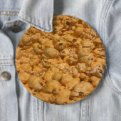 Badge Rond 15,2 Cm Popcorn (En situation)