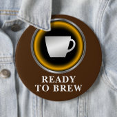 Badge Rond 15,2 Cm Prêt à brasser (En situation)