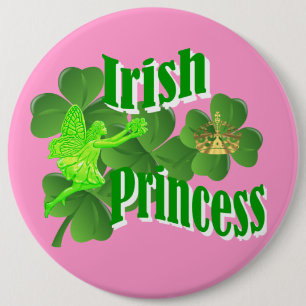 Badge Rond 15,2 Cm princesse irlandaise