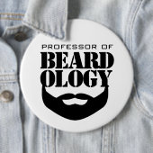 Badge Rond 15,2 Cm Professeur amusant de Beardologie (En situation)