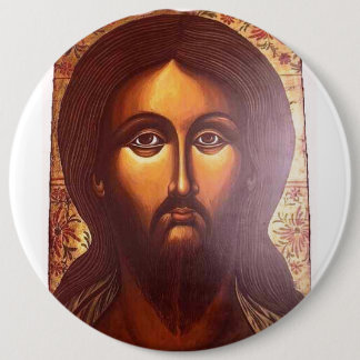 Badge Rond 15,2 Cm Profil de Jésus