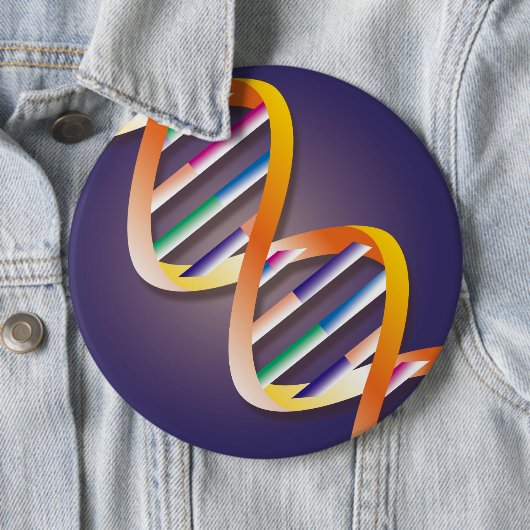 Badge Rond 15,2 Cm Projecteur ADN (En situation)