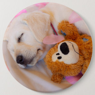 Badge Rond 15,2 Cm Puppy cuddles 02