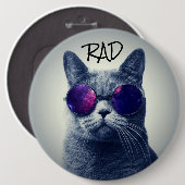 Badge Rond 15,2 Cm Rad pin (Devant & derrière)