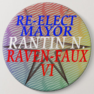 BADGE ROND 15,2 CM RÉÉLISEZ RANTIN