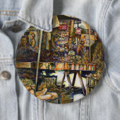 Badge Rond 15,2 Cm Rend la créativité plus éclatante (En situation)