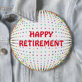 Badge Rond 15,2 Cm Retraite (En situation)