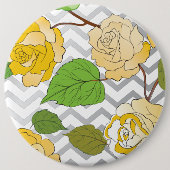 Badge Rond 15,2 Cm Rose 11 (Devant)