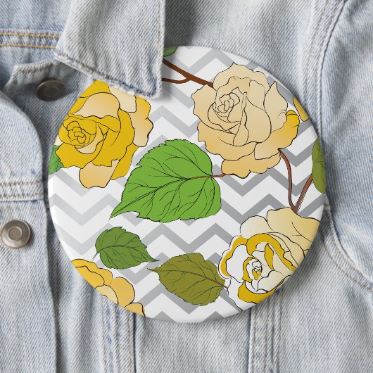 Badge Rond 15,2 Cm Rose 11 (En situation)