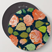 Badge Rond 15,2 Cm Rose 15 (Devant & derrière)