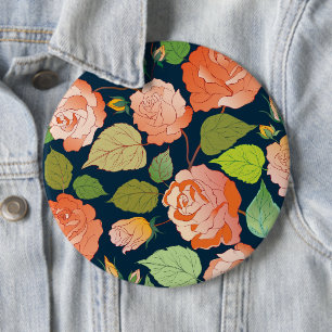 Badge Rond 15,2 Cm Rose 15