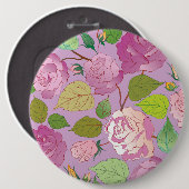 Badge Rond 15,2 Cm Rose 18 (Devant & derrière)
