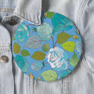 Badge Rond 15,2 Cm Rose 23