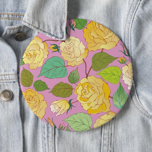 BADGE ROND 15,2 CM ROSE 6 (En situation)