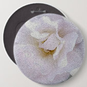 Badge Rond 15,2 Cm Rose gris rose (Devant & derrière)