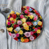 Badge Rond 15,2 Cm Rose of feeling (En situation)