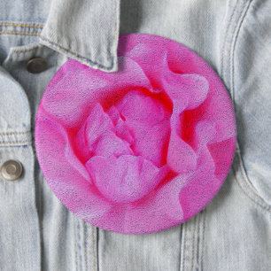 Badge Rond 15,2 Cm rose rose