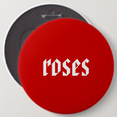 Badge Rond 15,2 Cm roses (Devant & derrière)