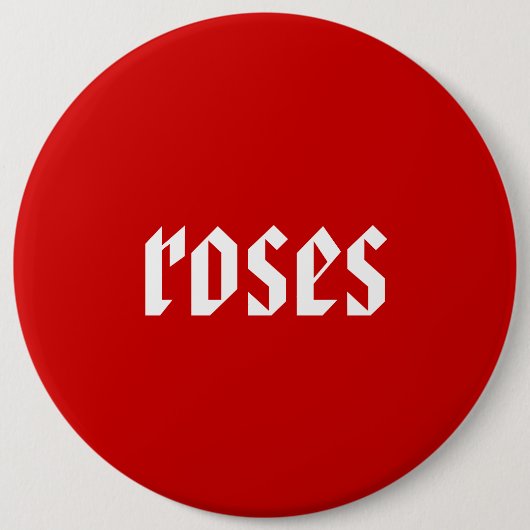 Badge Rond 15,2 Cm roses (Devant)