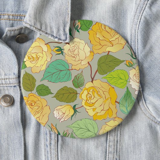 BADGE ROND 15,2 CM ROSES 1 (En situation)