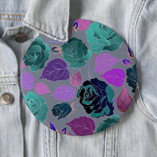 Badge Rond 15,2 Cm Roses 31 (En situation)