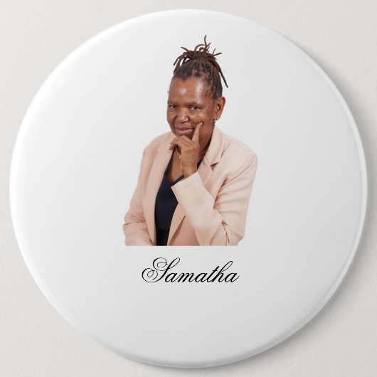 Badge Rond 15,2 Cm Round Button for her (Devant)