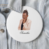 Badge Rond 15,2 Cm Round Button for her (En situation)