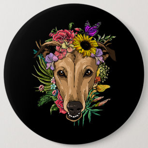 Badge Rond 15,2 Cm Sa Tombe Yall mignonne Poodé Automne Feuilles Auto