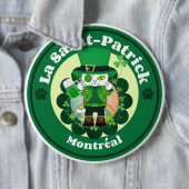 Badge Rond 15,2 Cm Saint Patrick à Montréal (En situation)