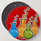 Badge Rond 15,2 Cm Science (Devant & derrière)